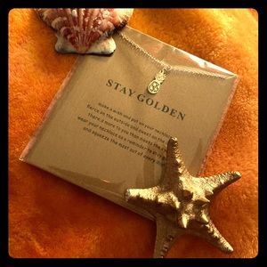 Stay Golden Pineapple necklace
